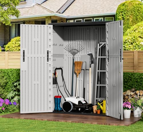 Outdoor Vertical Storage Shed