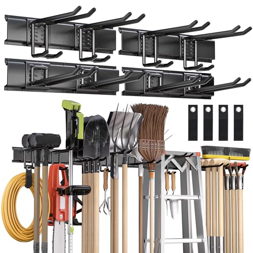 Heavy Duty Garden Tool Organizer Metal Wall Mount