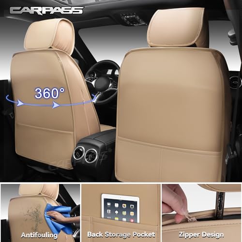 Nappa Leather Car Seat Covers Front Seats