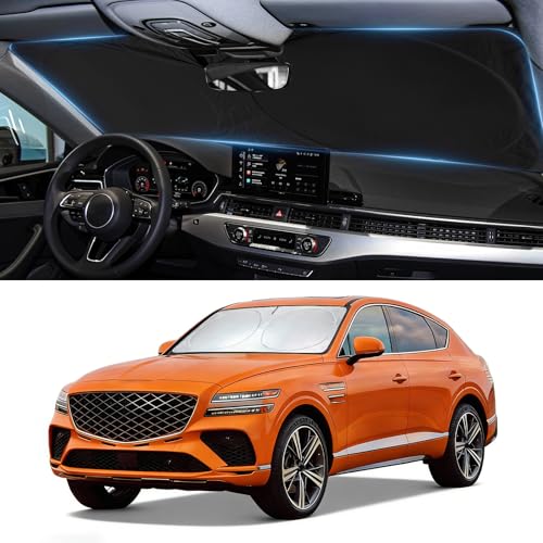 Windshield Sun Shade for Genesis GV80 2021 2022 2023 2024 2025 2026