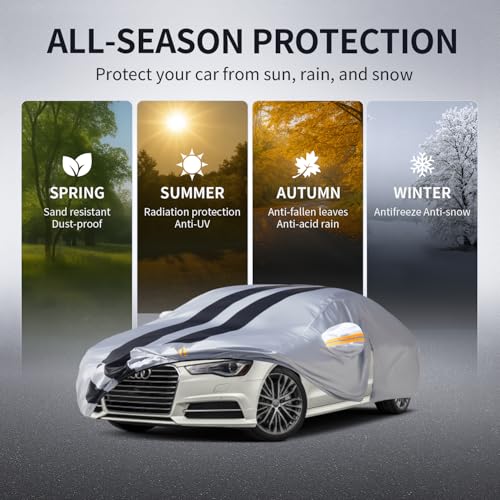 Multi Layer Car Cover Custom Fit for Audi A6