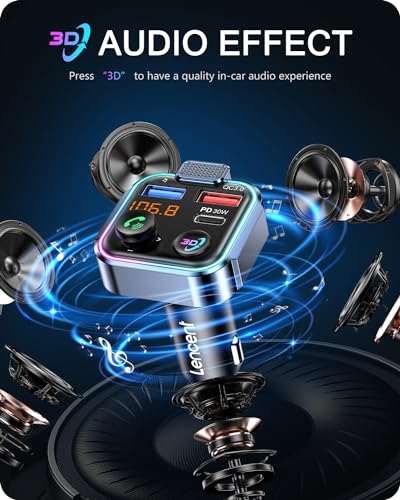 Bluetooth 5.3 FM Transmitter