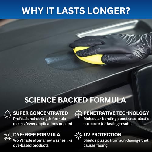 THEPROSTUFF® Plastic Restorer for Cars & Multi (10 Fl Oz)