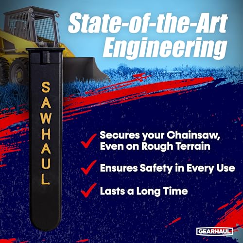 GearHaul SawHaul Fixed Universal Tractor Chainsaw Carrier