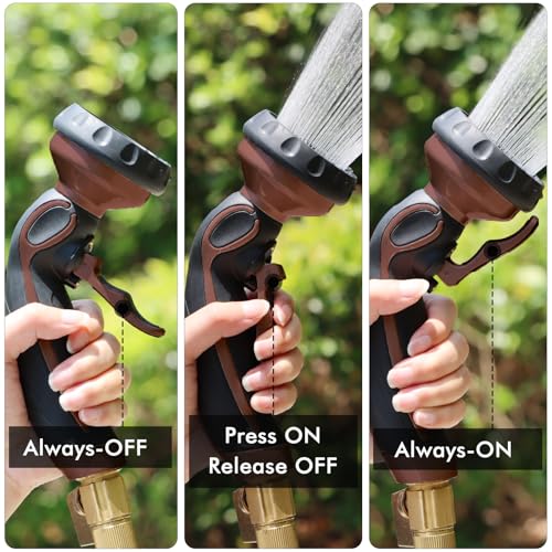 Hose Nozzle with Easy Self