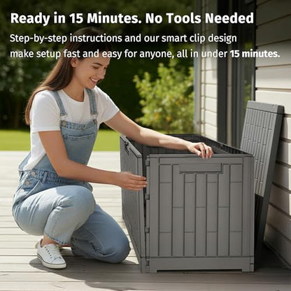 120 Gallon Outdoor Storage Box