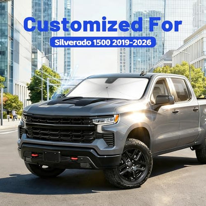 Windshield Sun Shade for Chevrolet Silverado 1500 2019