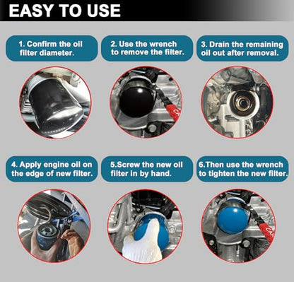 Standard Swivel Oil Filter Wrench