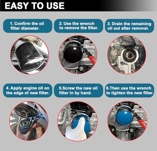 Large Swivel Oil Filter Wrench
