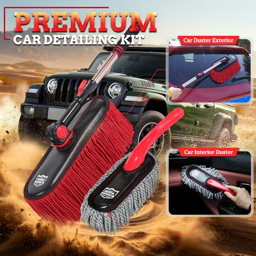 Exterior Car Duster & Brush Kit