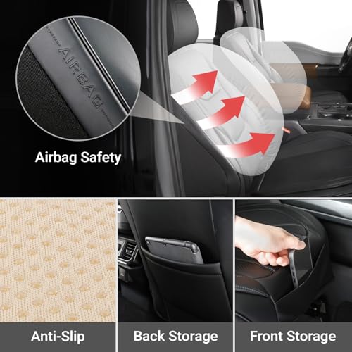 Premium Custom Fit Truck Car Seat Covers Front Seats Waterproof