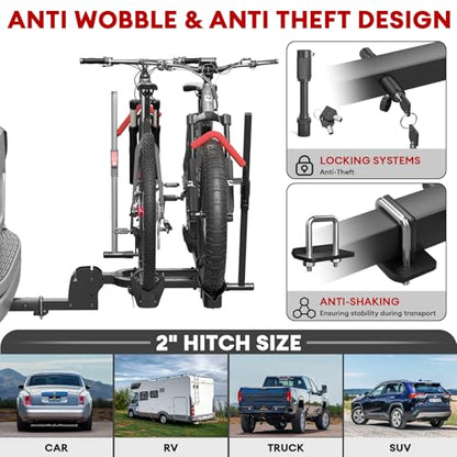 Hitch 2 EBike Rack with Ramp