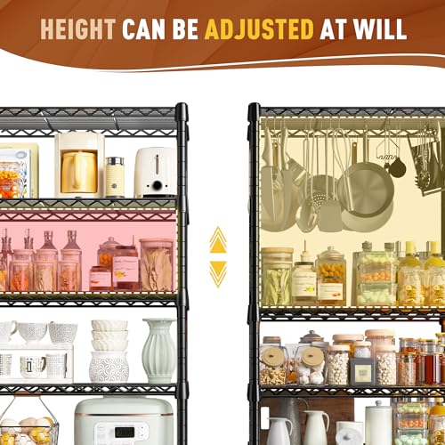 7 Tier Metal Shelving Unit