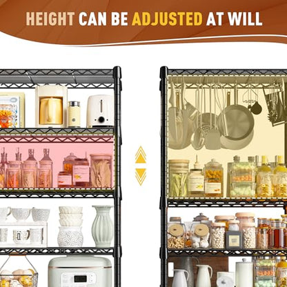 7 Tier Metal Shelving Unit