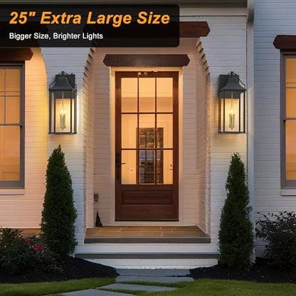 25IN Dusk to Dawn Outdoor Light Lighting