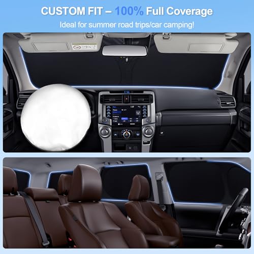6pcs Car Window Shades for Toyota Camry 2025 2026 Accessories (8 Count)