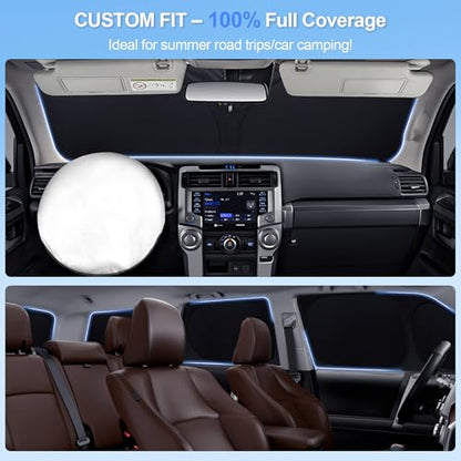 8pcs Car Window Shades for Jeep Compass 2017 (8 Count)