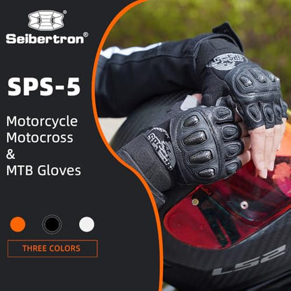 SPS 5 Unisex Touchscreen Road Racing Motorcycle MTB Sports Gloves Also fit BMX MX ATV Mountain Bike Bicycle Cycling Off