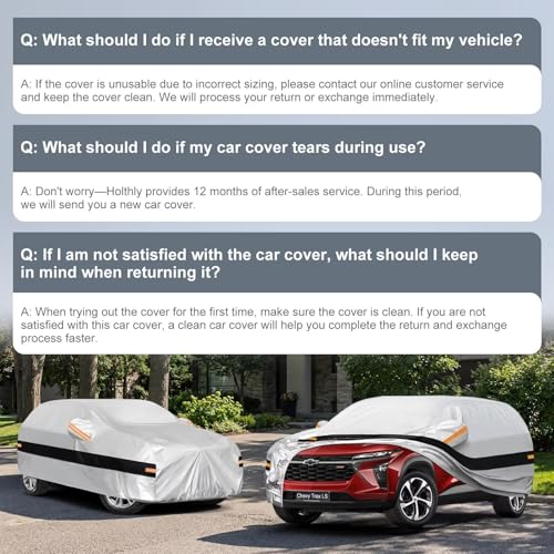 10 Layers SUV Car Cover Custom Fit for Chevrolet Chevy Trax