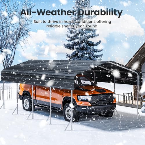 12x20' Heavy Duty Metal Carport