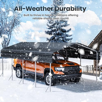 12x20' Heavy Duty Metal Carport