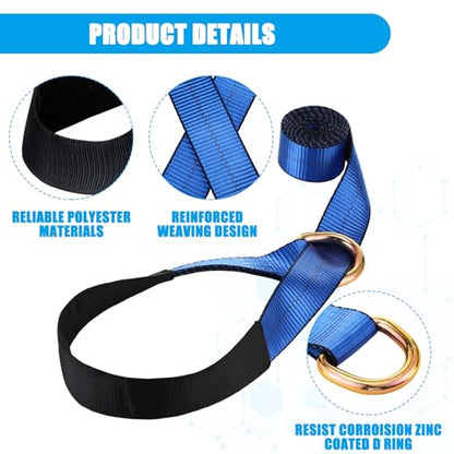 8 Pack Lasso Tow Truck Straps with D Ring 11 (8 Count)