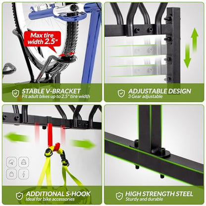 3 Bike Floor Stand (260.48 Ounce)