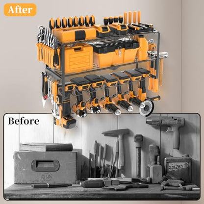 Large Power Tool Organizer Wall Mount