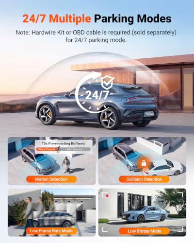 N5S 4 Channel 360 Degree 2.7K Dash Cam