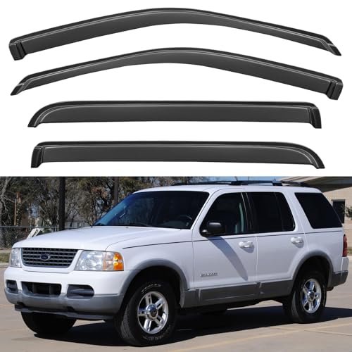 Window Visors Rain Guards for 2002
