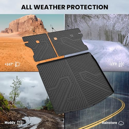 Cargo Mat with Backrest Mat for Toyota Corolla Cross 2022