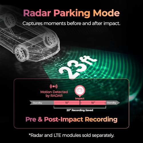 ARC900 Dash Cam 4K Front and 2K Rear