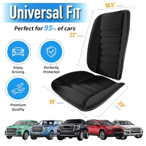 Car Seat Cushion with Back Support Pillow (2 Count)