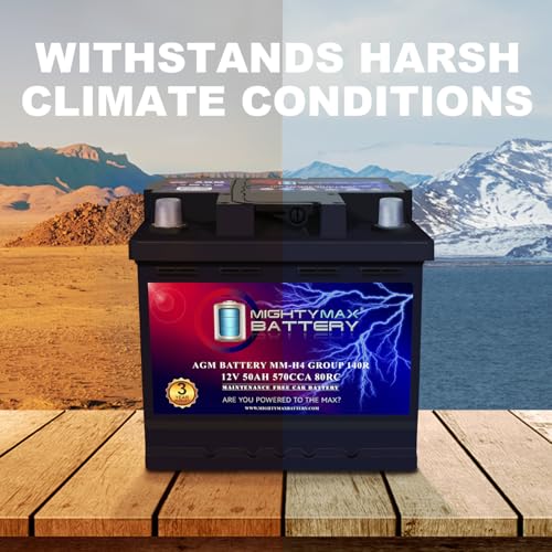MM H4 Start and Stop Car BCI Group Size 140R 12V 50 AH