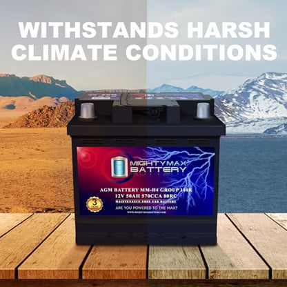 MM H4 Start and Stop Car BCI Group Size 140R 12V 50 AH