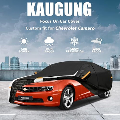 10 Layers Car Cover Custom Fit for Chevrolet Camaro 1966