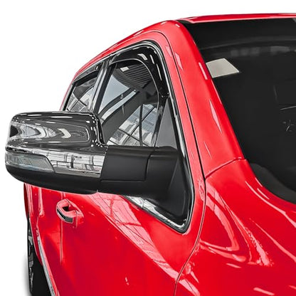 in Channel Extra Durable Rain Guards for Dodge Ram 1500 2019