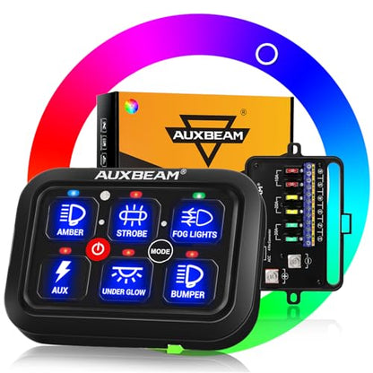 RA60 RGB 6 Gang Switch Panel w