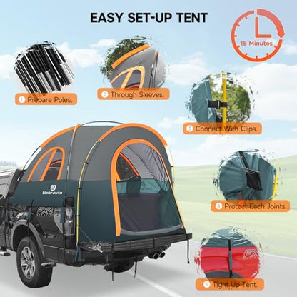 Truck Bed Tent 5.0' ~ 5.2'