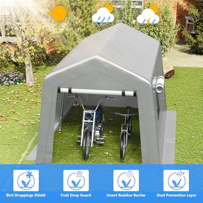 8x10 ft Carport Heavy Duty Tent with Roll
