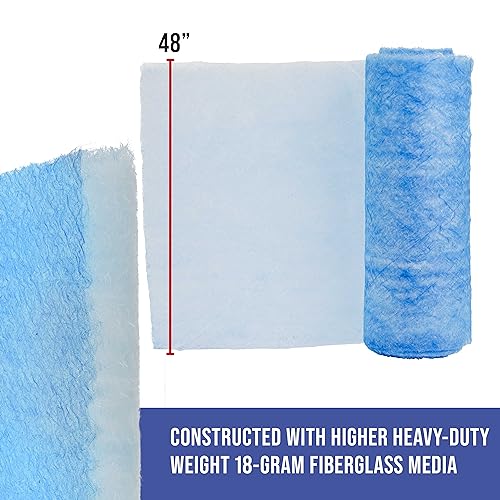 Elite Paint Spray Booth Exhaust Filter Roll 48" x 100'