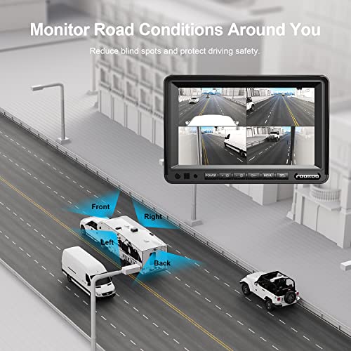 HD 1080P 7" Wired Backup Camera System