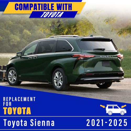 3 Wipers Fits Toyota Sienna 2021