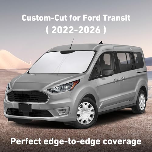 Windshield Sunshade Compatible for Ford ETransit 2022