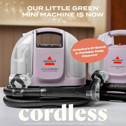 Little Green Mini Cordless Portable Carpet and Upholstery Deep Cleaner