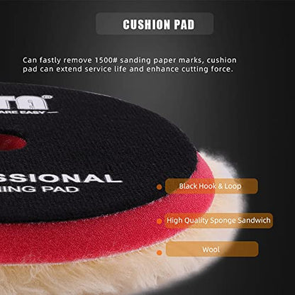 Wool Polishing Pads (2 Count)