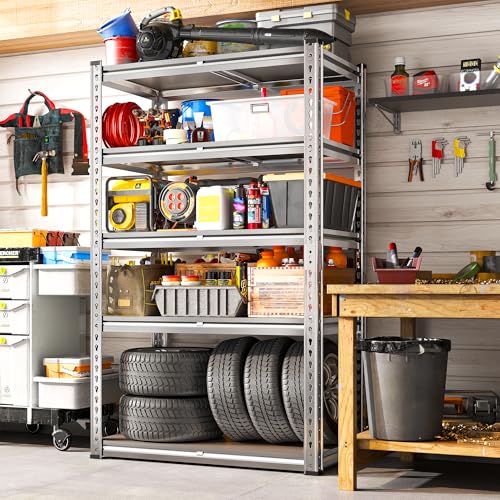 Galvanized Garage Shelving with PP Boards for Pantry Office Garage