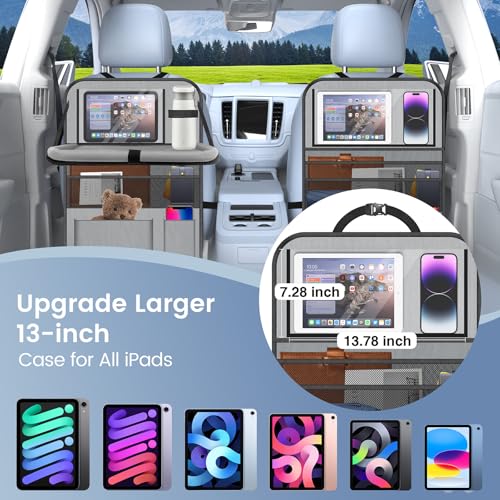 2PACK Car Backseat Organizer with Touch Screen Tablet Holder
