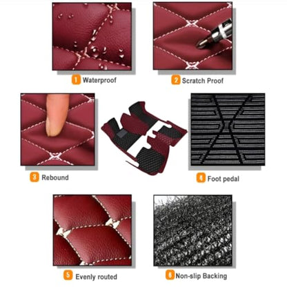 Add Personal Touch to Your Vehicle with IMEISH Customizable Logo Text Car Mats for 99% of vehiclesPads Protection Non