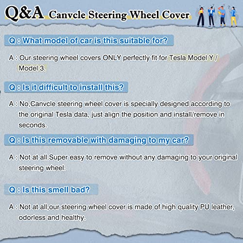 Steering Wheel Cover for Tesla Model 3